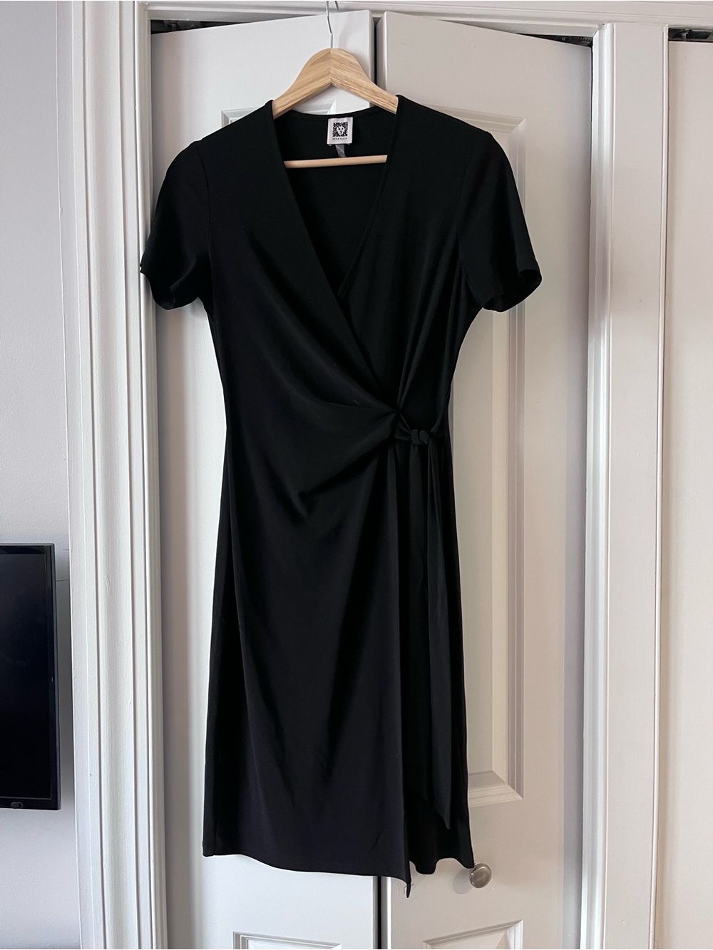 Classic Black Wrap Dress
